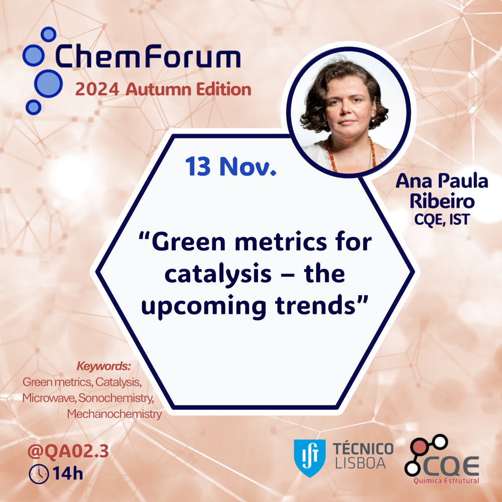 Chemforum Ana Paula Ribeiro – November 13